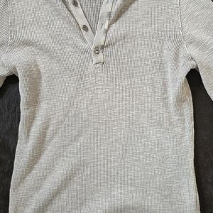 John Varvatos V-Neck Sweater in Beige
